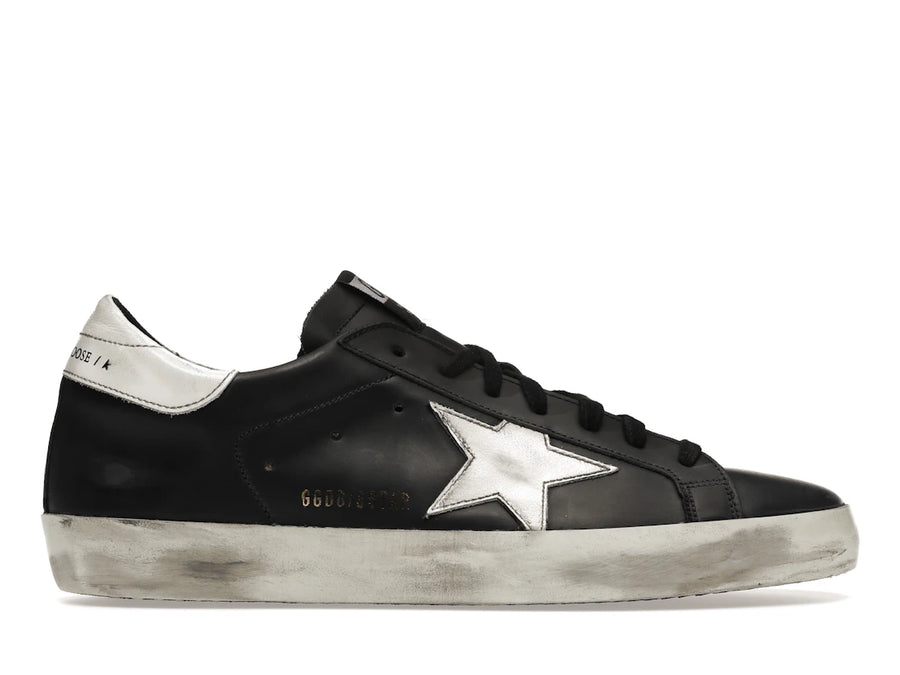Golden Goose Super Star Cuir Noir et Blanc