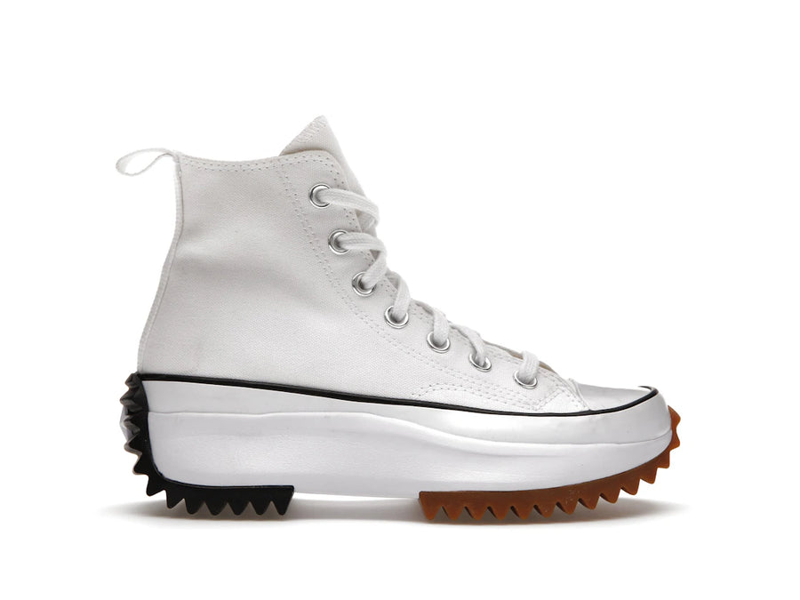 Converse Run Star Hike Hi Blanc Noir Gomme
