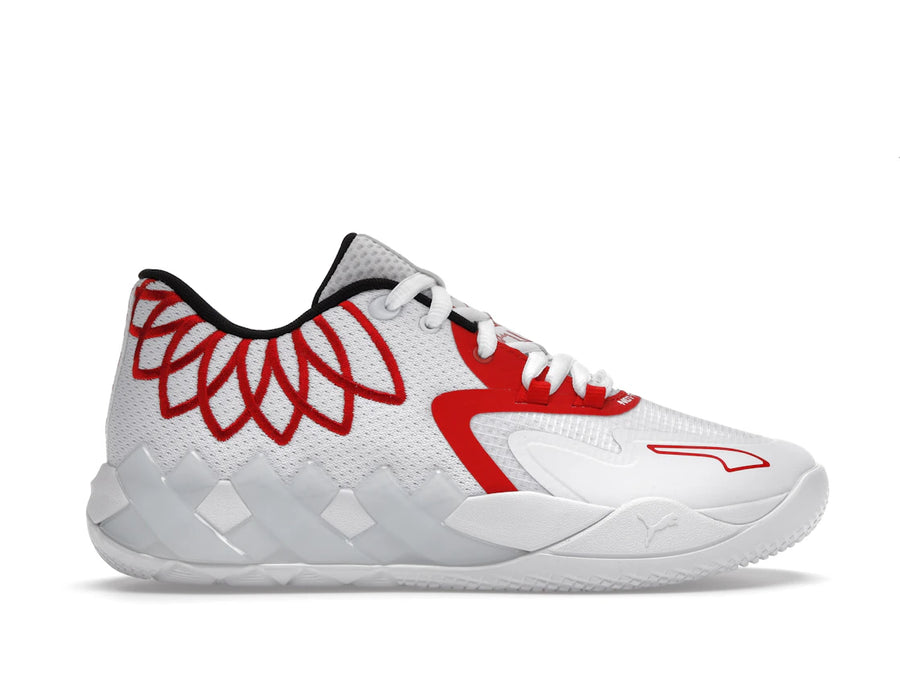 Puma LaMelo Ball MB.01 Lo Team Colors White High Risk Red