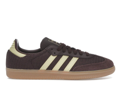 adidas Samba OG Shadow Brown Powder Yellow (Women's)