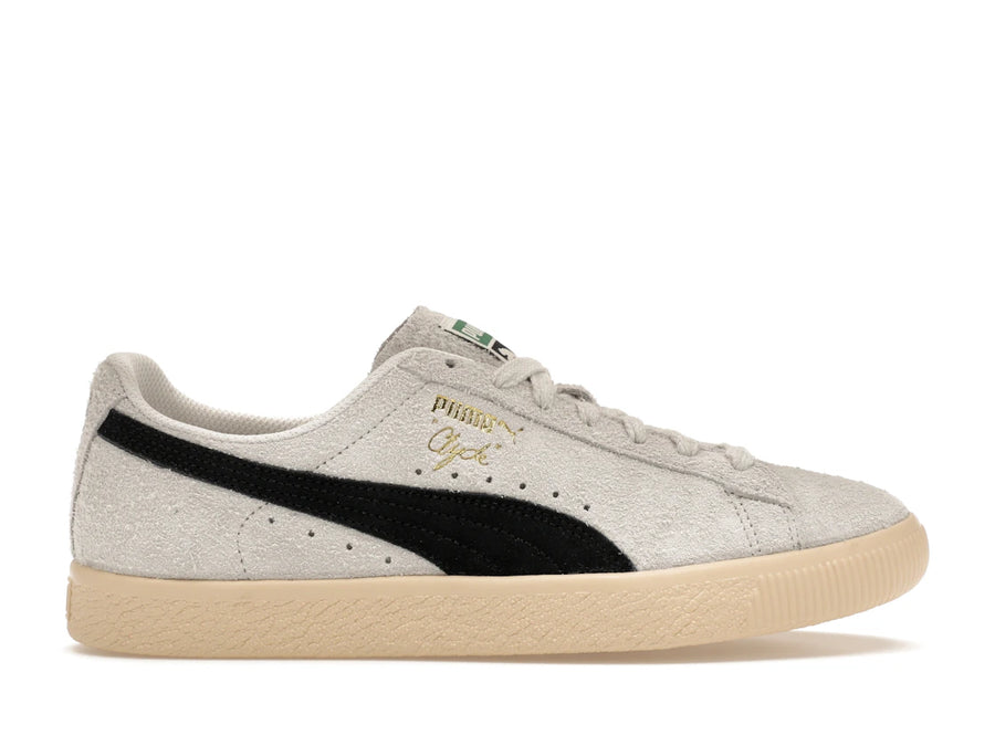 Puma Clyde en daim hirsute gris clair