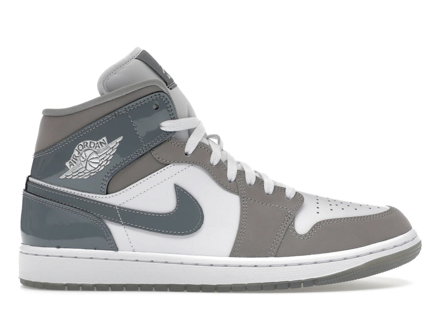 Jordan 1 Mid SE Blanc Gris moyen Gris froid