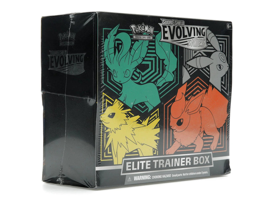 Coffret Dresseur d'élite Pokémon JCC Épée et Bouclier Ciel Évolutif (Flamme/Voltali/Noctali/Phyllali)