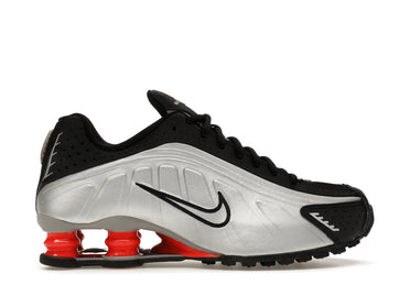 Nike Shox R4 Metallic Silver Black Picante Red (GS)