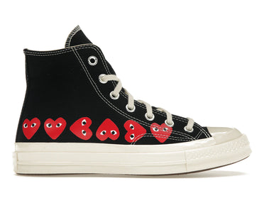 Converse Chuck Taylor All Star 70 Hi Comme des Garcons PLAY Multi-Heart Black