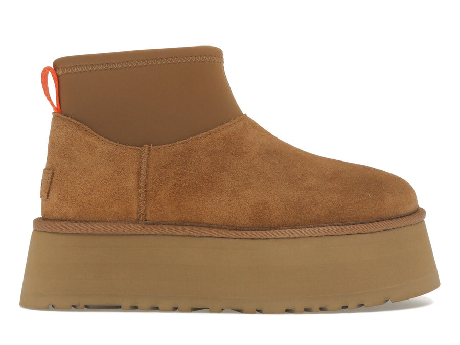 Bottes UGG Classic Mini Dipper couleur châtaigne (Femme)