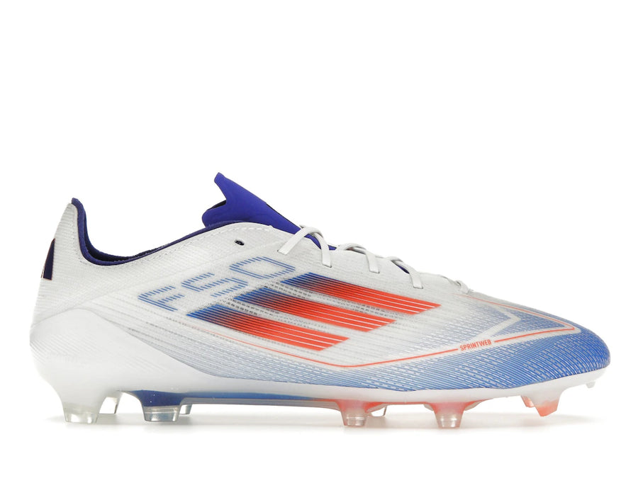 adidas F50 Elite FG Blanc nuage Rouge solaire Bleu lucide