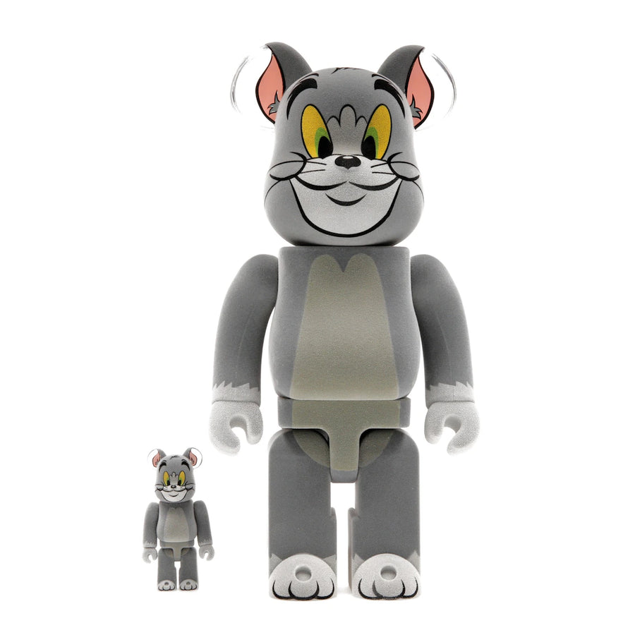 Bearbrick Tom et Jerry : Coffret Tom Flocky 100 % et 400 %