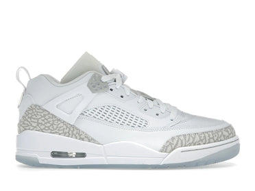 Jordan Spizike Low White Metallic Silver Barely Blue Neutral Grey