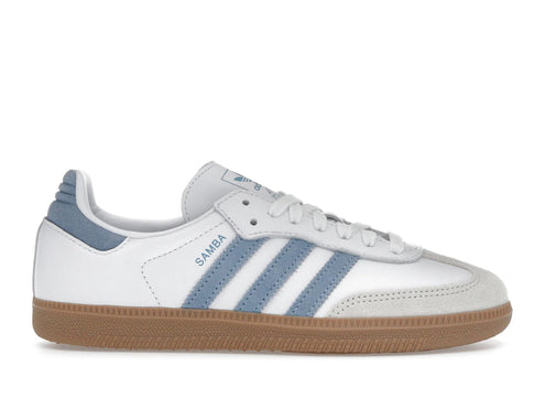 adidas Samba OG White Alumina Ash Blue (Women's)