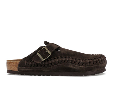 Birkenstock Boston Braided Suede Kith Mocca