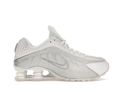 Nike Shox R4 White Metallic Silver (Women's)