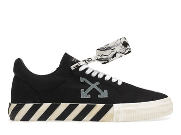 OFF-WHITE Vulc Low Black Light Blue Arrow