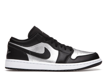 Jordan 1 Low SE Black Metallic Silver (Women's)