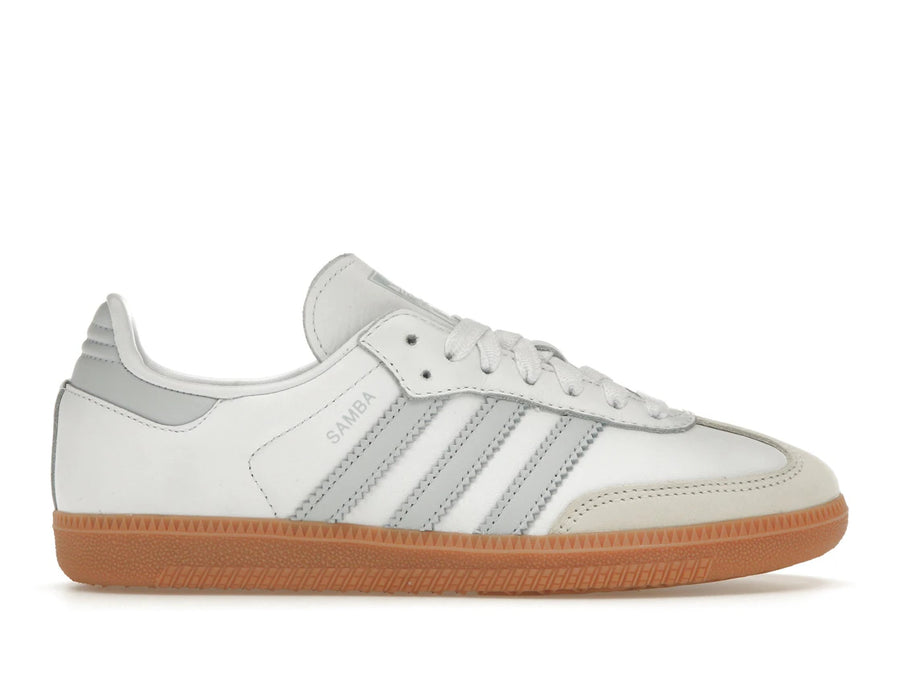 adidas Samba OG White Halo Blue Gum (Femme)