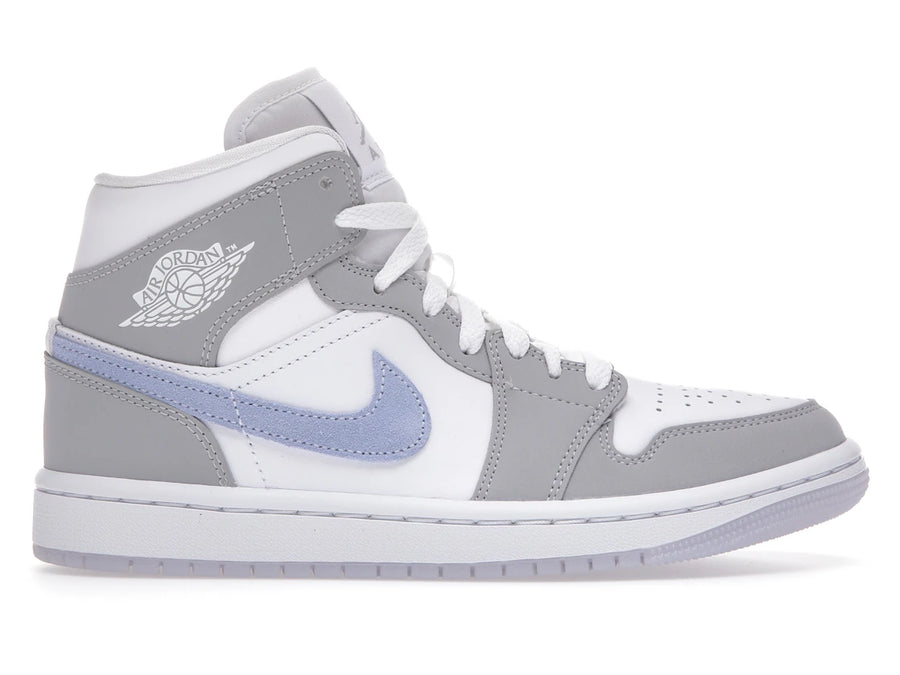 Jordan 1 Mid Wolf Gray Aluminum (Femme)