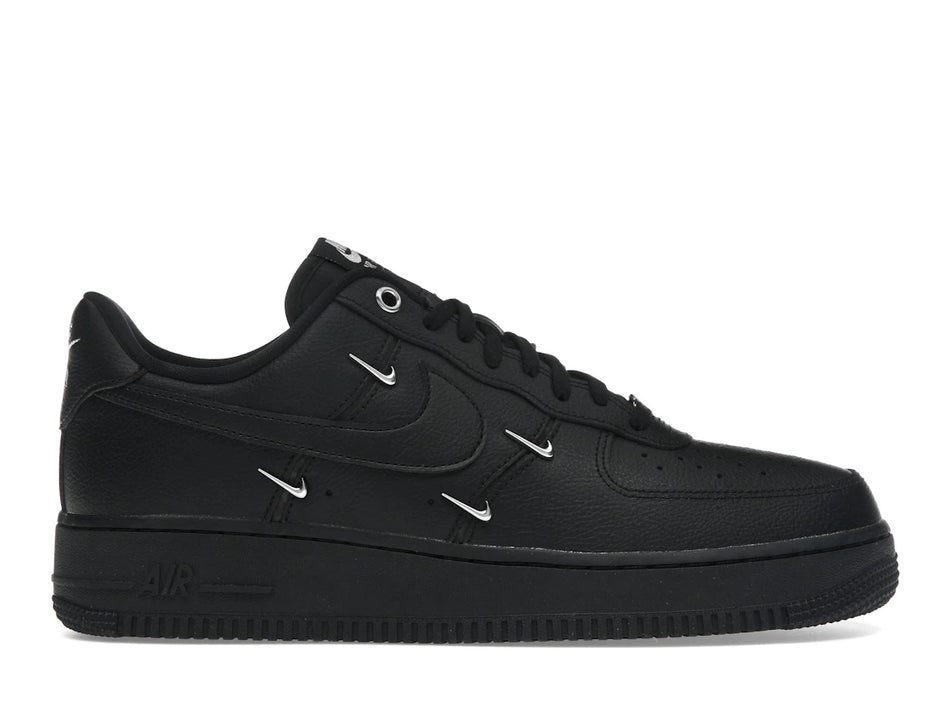Nike Air Force 1 Low '07 LX Black Silver Mini Swoosh (Women's)