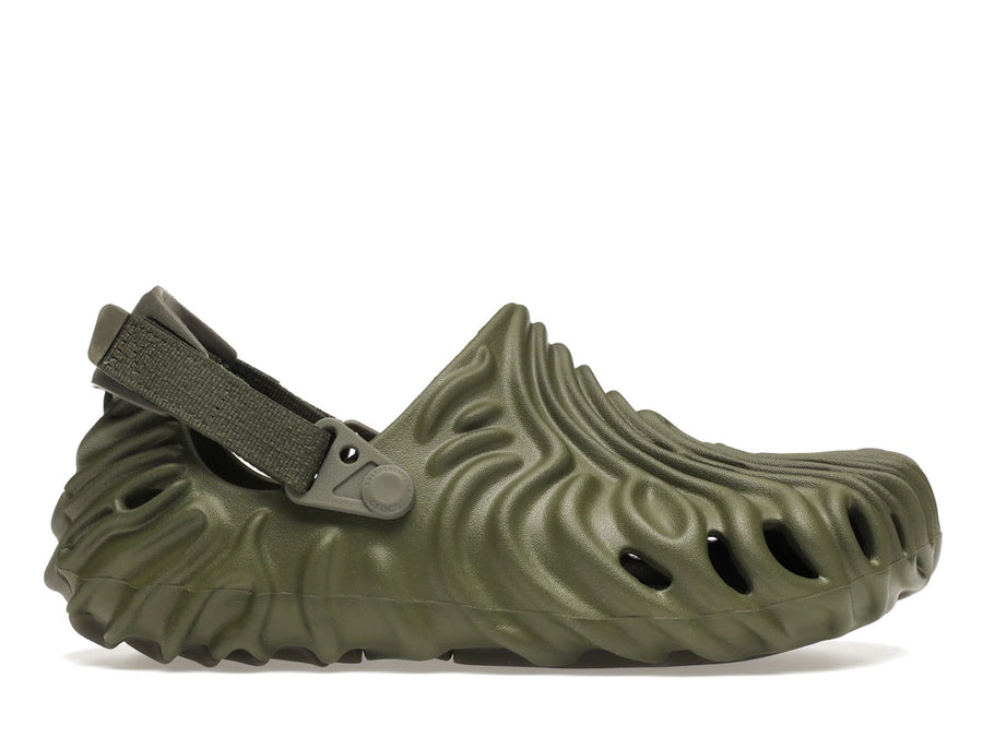 Sabots Crocs Pollex de Salehe Bembury, couleur concombre