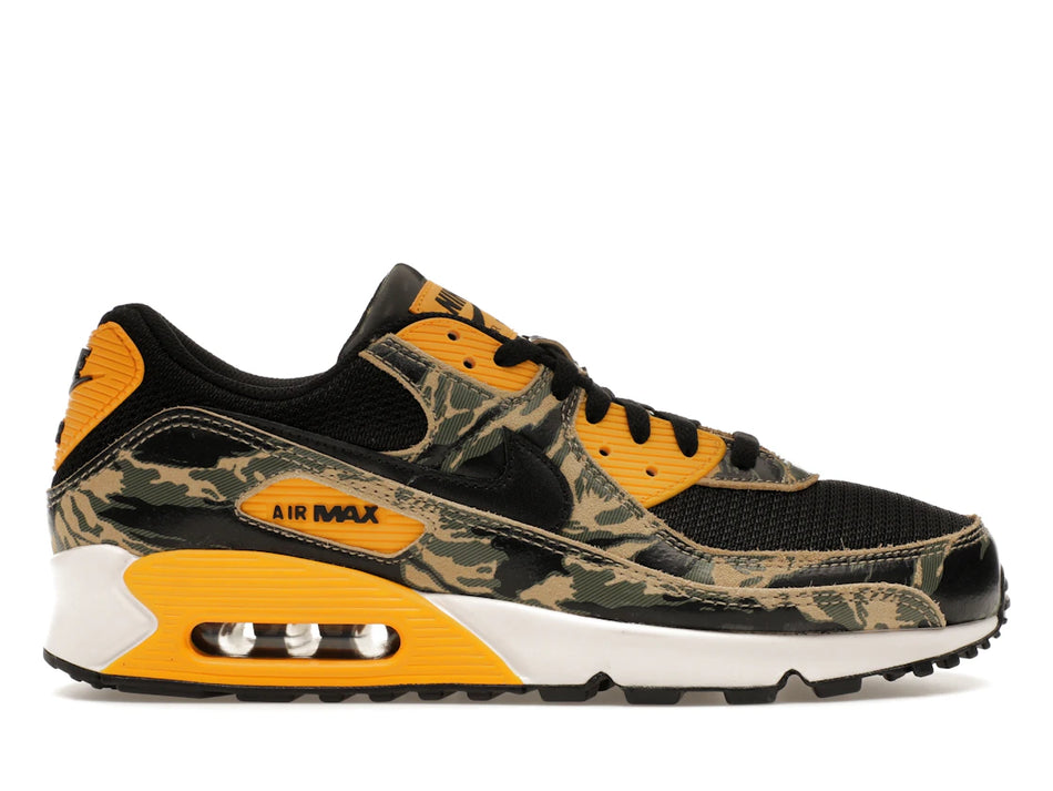 Nike Air Max 90 Premium Black University Gold Camo