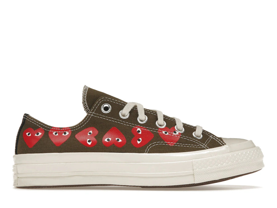 Converse Chuck Taylor All Star 70 Ox Comme des Garcons Multi Heart Vert
