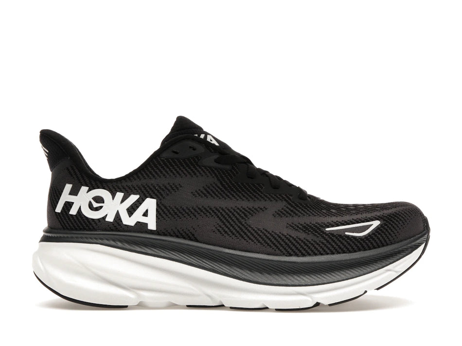 Hoka One One Clifton 9 Black White