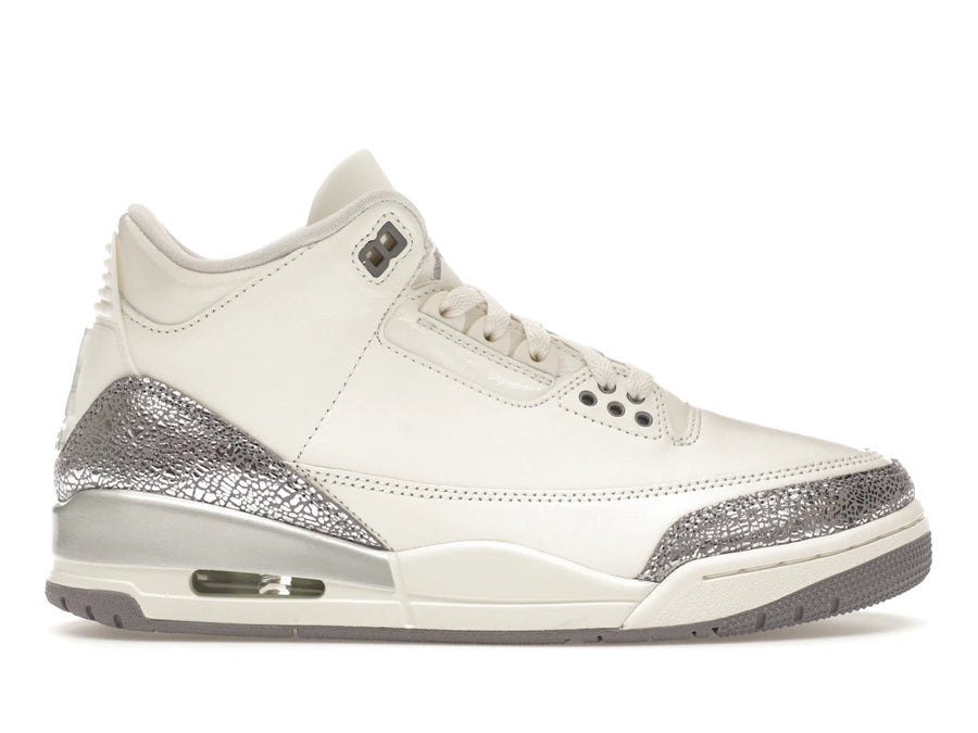 Jordan 3 Retro Sail Gris Ciment (Femme)