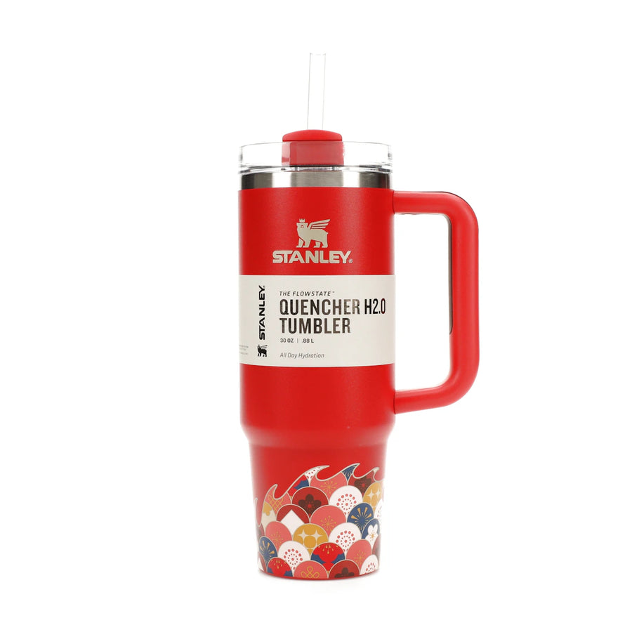 Stanley The Lunar New Year Limited Edition Flowstate Quencher 30oz Tumbler Red Dragon