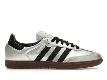 adidas Samba OG Silver Metallic Black Gum (Women's)