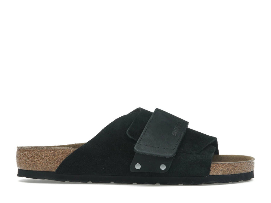 Birkenstock Kyoto en daim nubuck noir