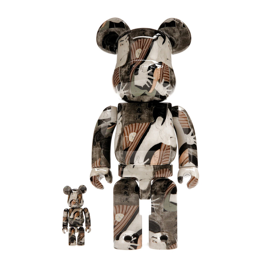 Bearbrick Sharaku Toshusai (Otani Oniji III as Yakko Edobei) 100% & 400% Set