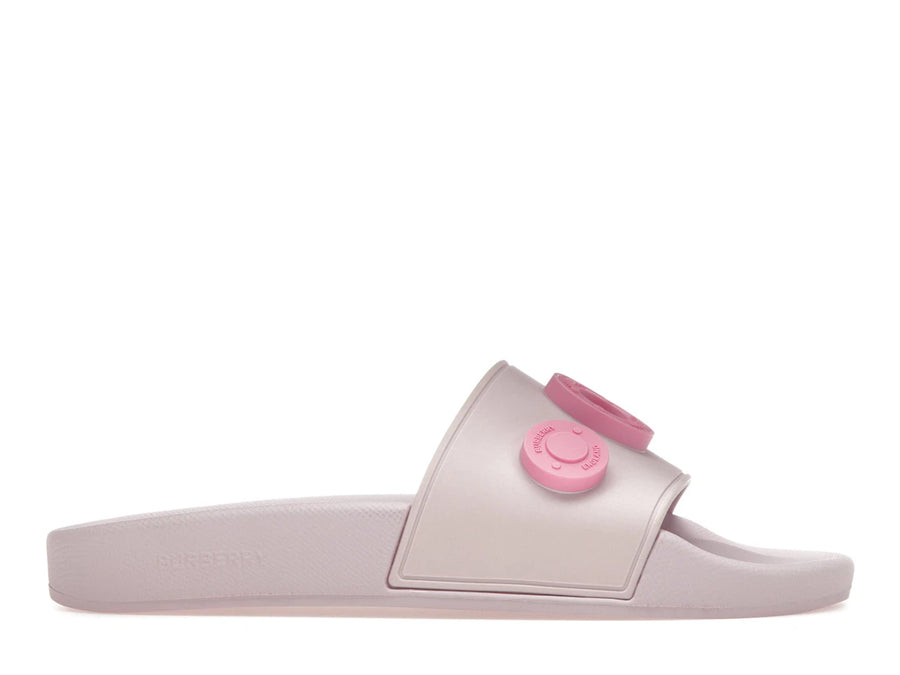 Burberry Logo Graphic Rubber Slide Pale Candy Pink (Women's)