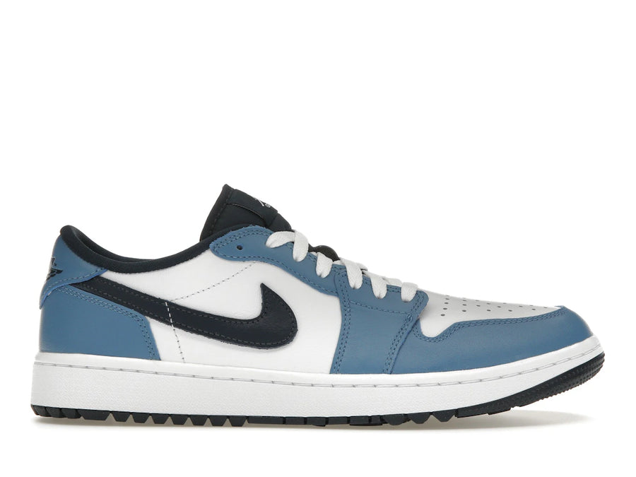 Jordan 1 Low Golf Blanc Tempête Égée