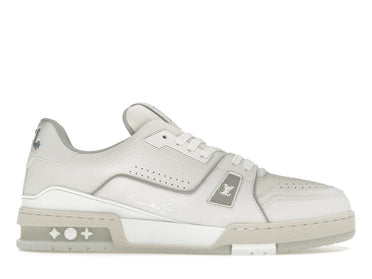 Louis Vuitton Trainer White Grey Signature