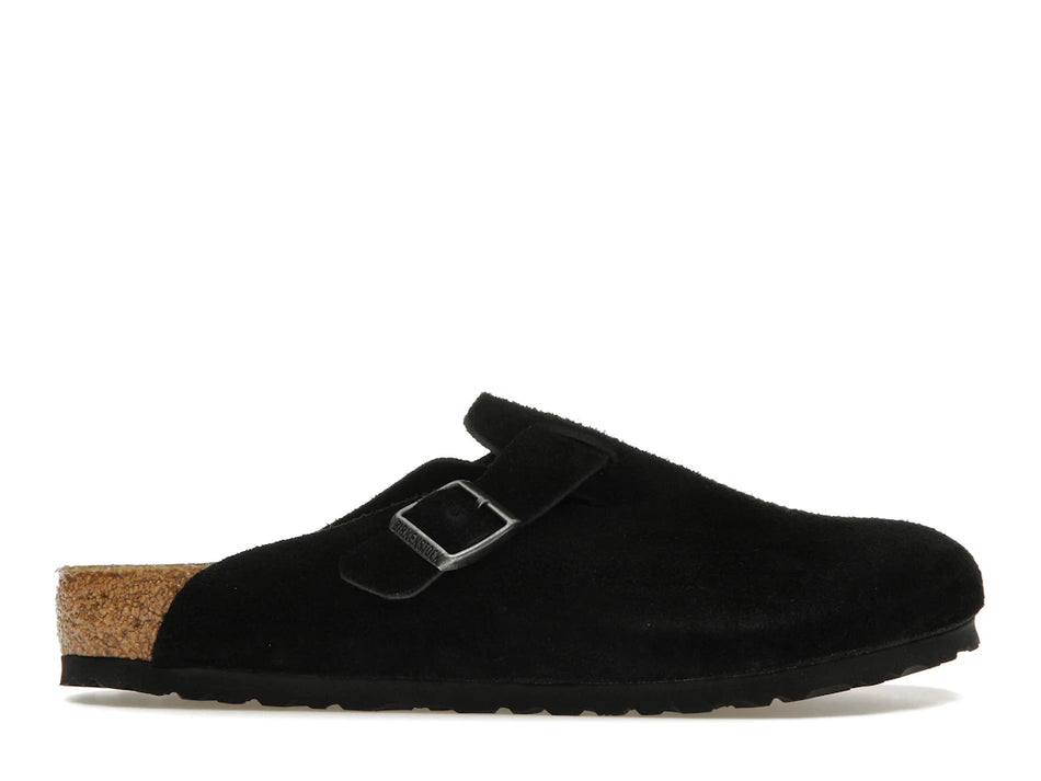 Birkenstock Boston Suede Black