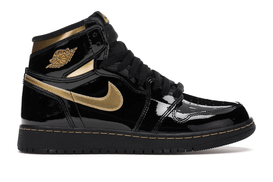 Jordan 1 Retro High Noir Or Métallisé (2020) (GS)