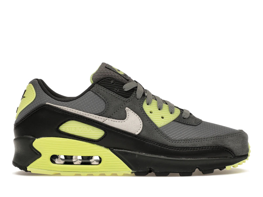 Nike Air Max 90 Gris fumé et citron clair