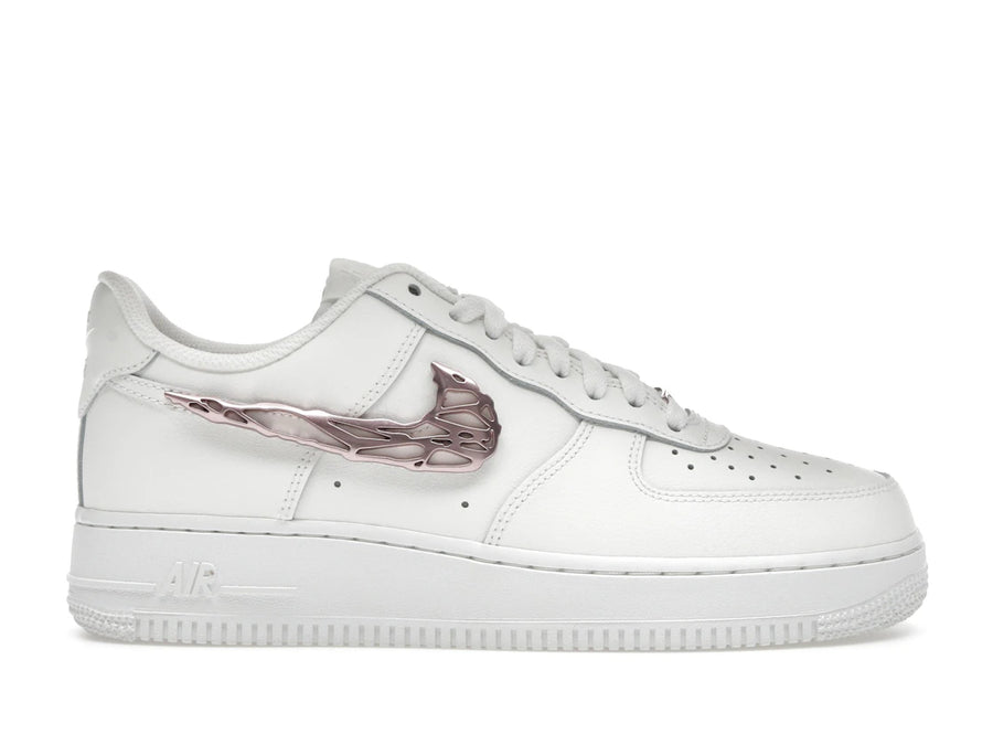 Nike Air Force 1 Low Liquid Metal Swoosh Or Rose Métallisé (Femme)