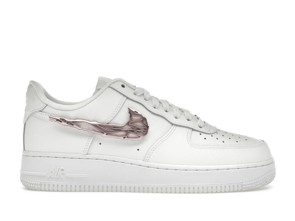 Nike Air Force 1 Low Liquid Metal Swoosh Metallic Rose Gold (Women's)