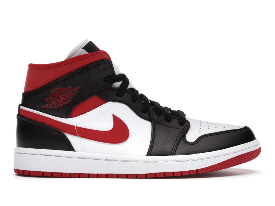Jordan 1 Mid Gym Rouge Noir Blanc