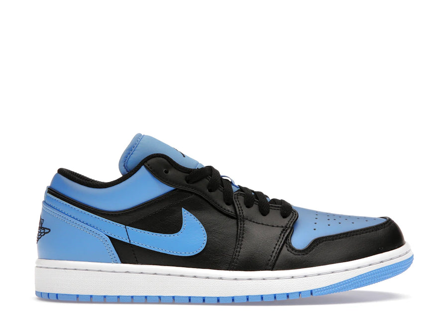 Jordan 1 Low Noir Bleu Université