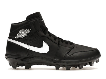 Jordan 1 Mid TD Cleat Black White