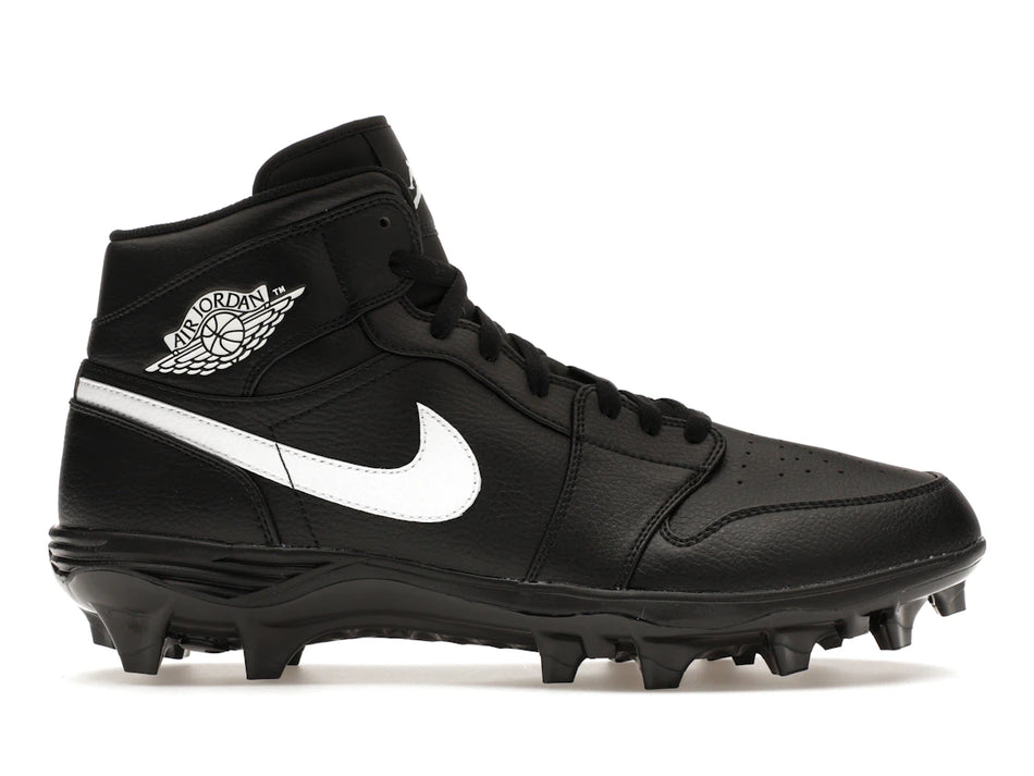 Jordan 1 Mid TD Cleat Black White