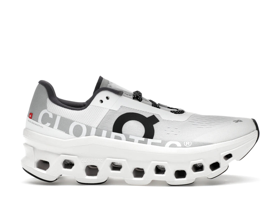 On Running Cloudmonster Blanc Noir (Femme)