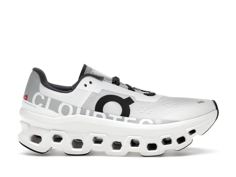 On Running Cloudmonster White Black (Women's)