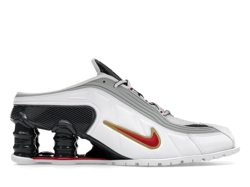 Nike Shox MR4 Mule Martine Rose Metallic Platinum Varsity Red (Women's)