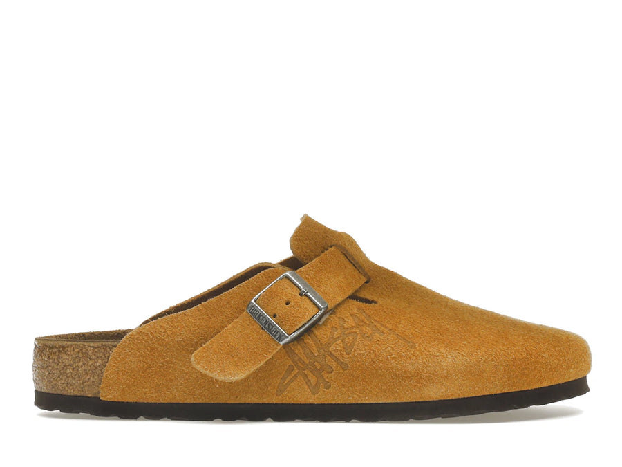 Sabots Birkenstock Boston Stussy Caramel (2021)
