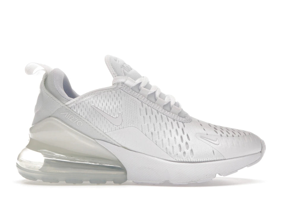 Nike Air Max 270 White Metallic Silver (GS)