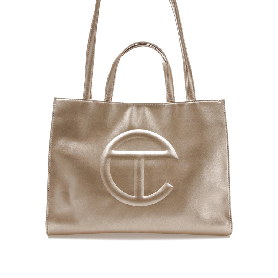 Sac cabas Telfar moyen doré