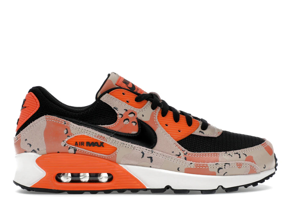 Nike Air Max 90 Premium Bio Beige Safety Orange Camo