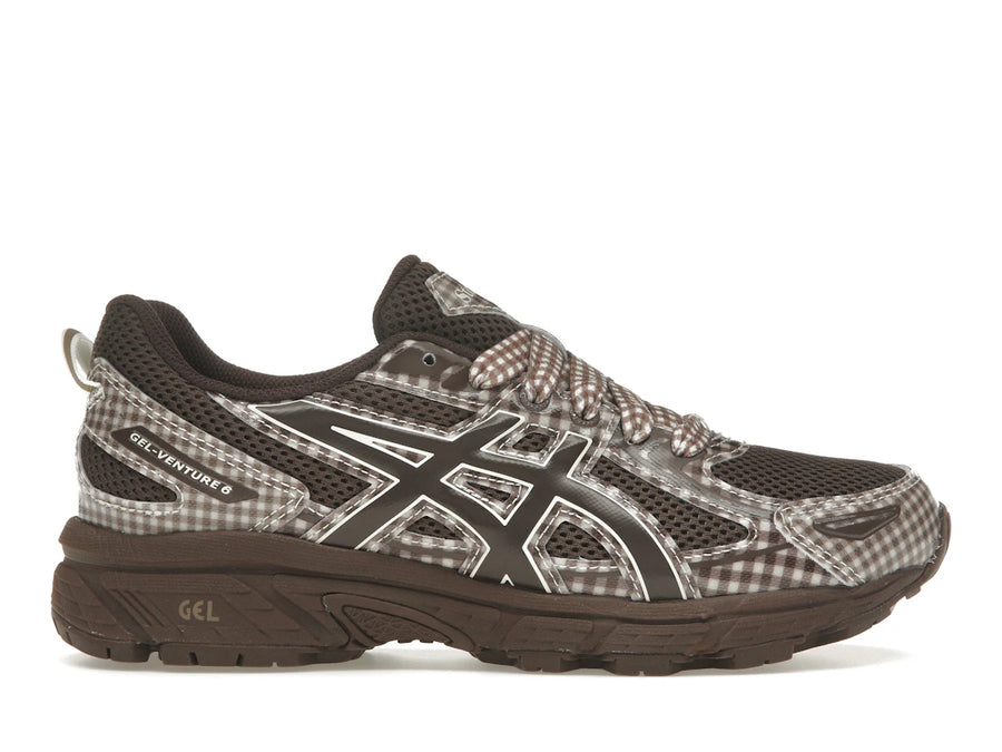 ASICS Gel-Venture 6 Story mfg. Marron rougeâtre à carreaux